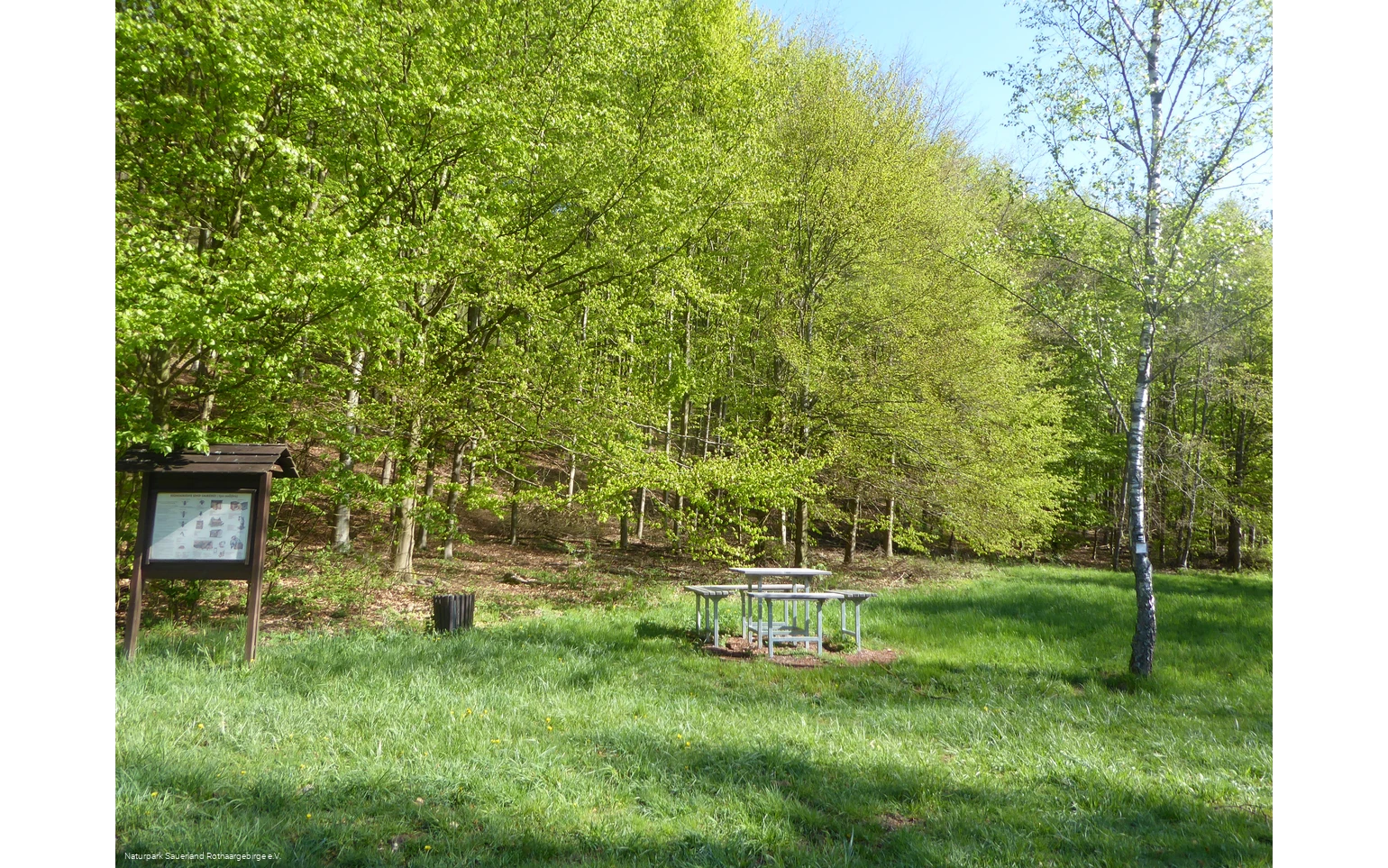 Rast an der Obernautalsperre