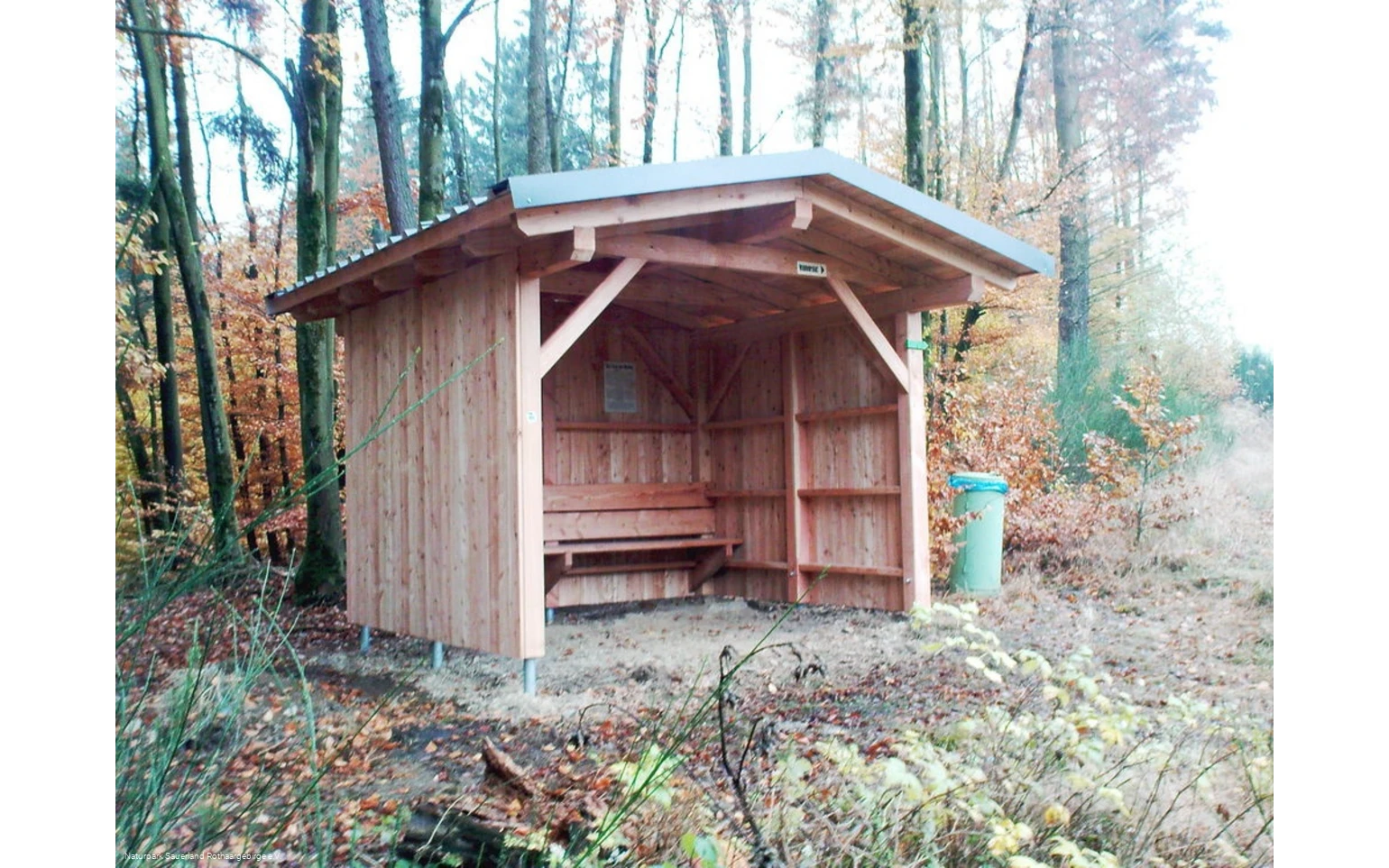 Schutz zu jeder Jahreszeit: die Schutzhütte Kauken