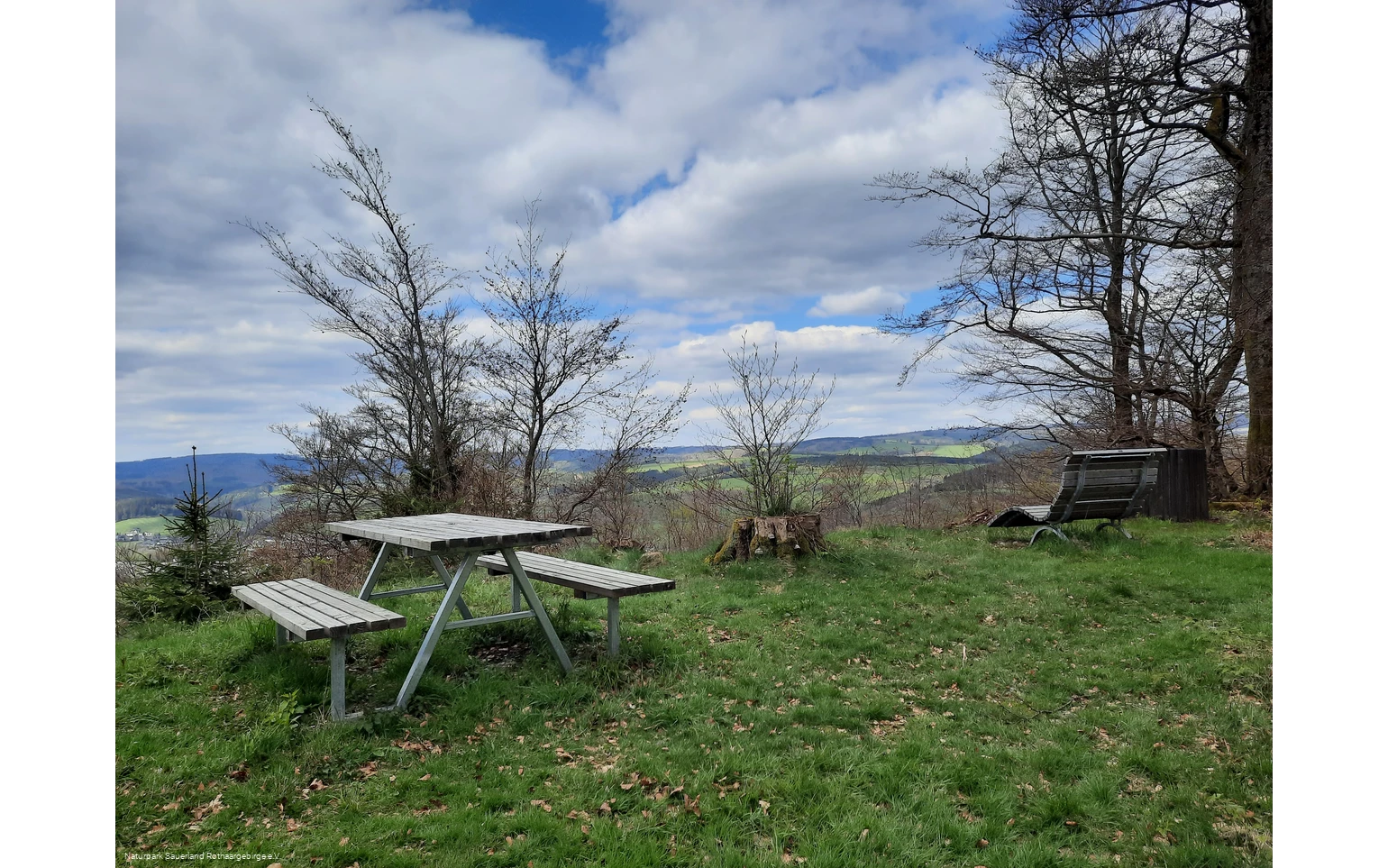 Rasten und dabei die Fernsicht genießen