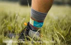 Bein eines Wanderers