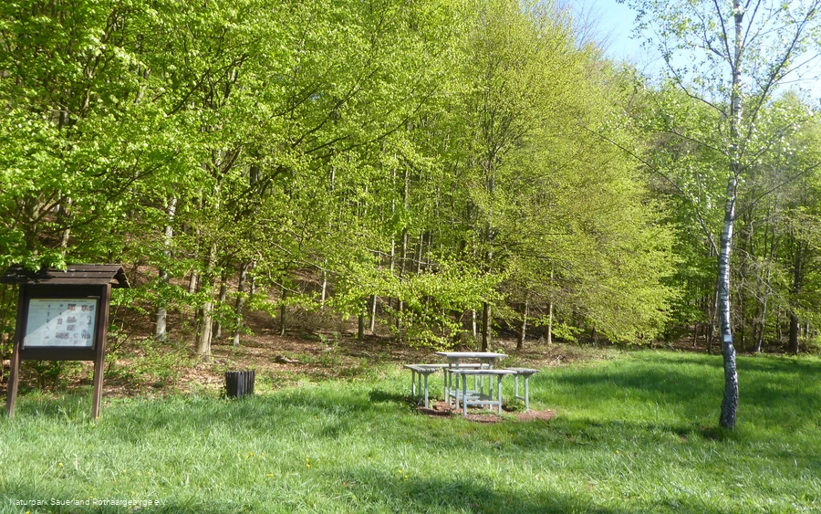 Rast an der Obernautalsperre