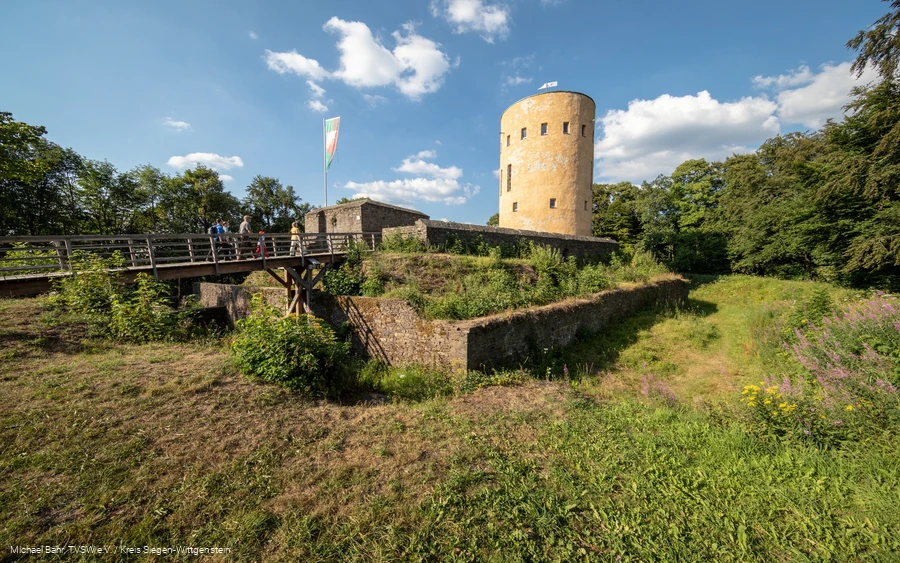 Ginsburg mit Burgmauer