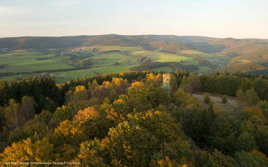 Blick vom Wilzenberg in Richtung Holthausen