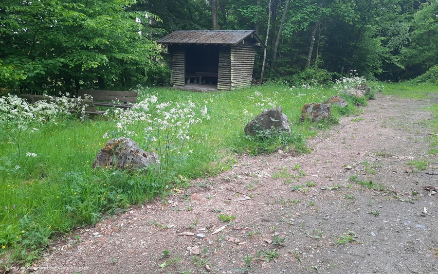 Schutzhütte oberhalb von Laasphe