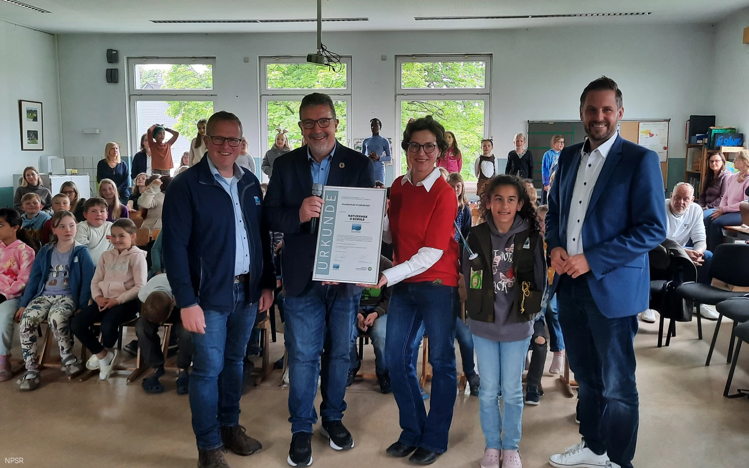 Freude über die Auszeichnung