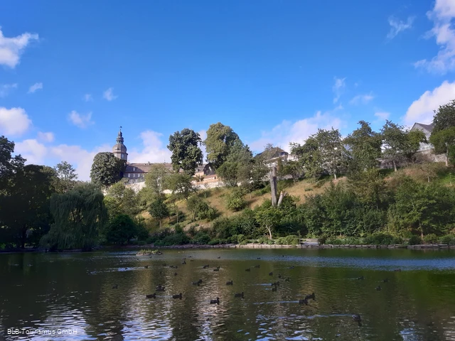 Schloss Berleburg - Blick vom Park