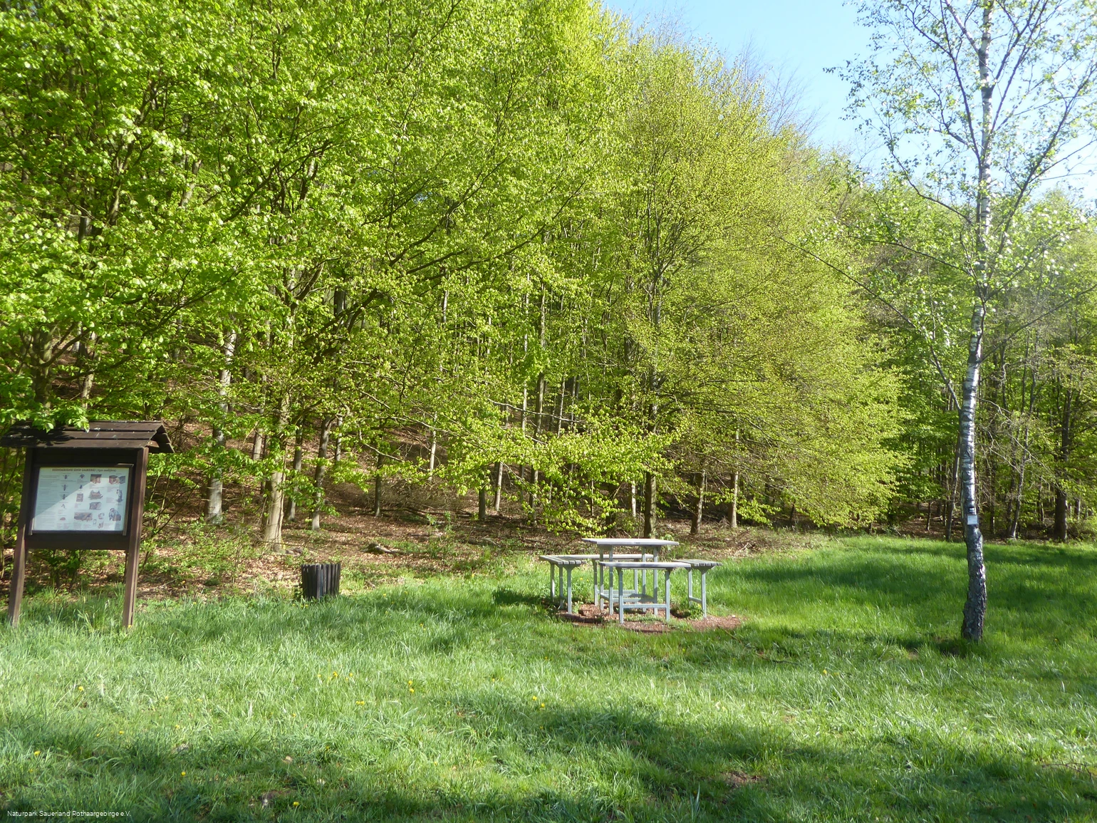 Rast an der Obernautalsperre