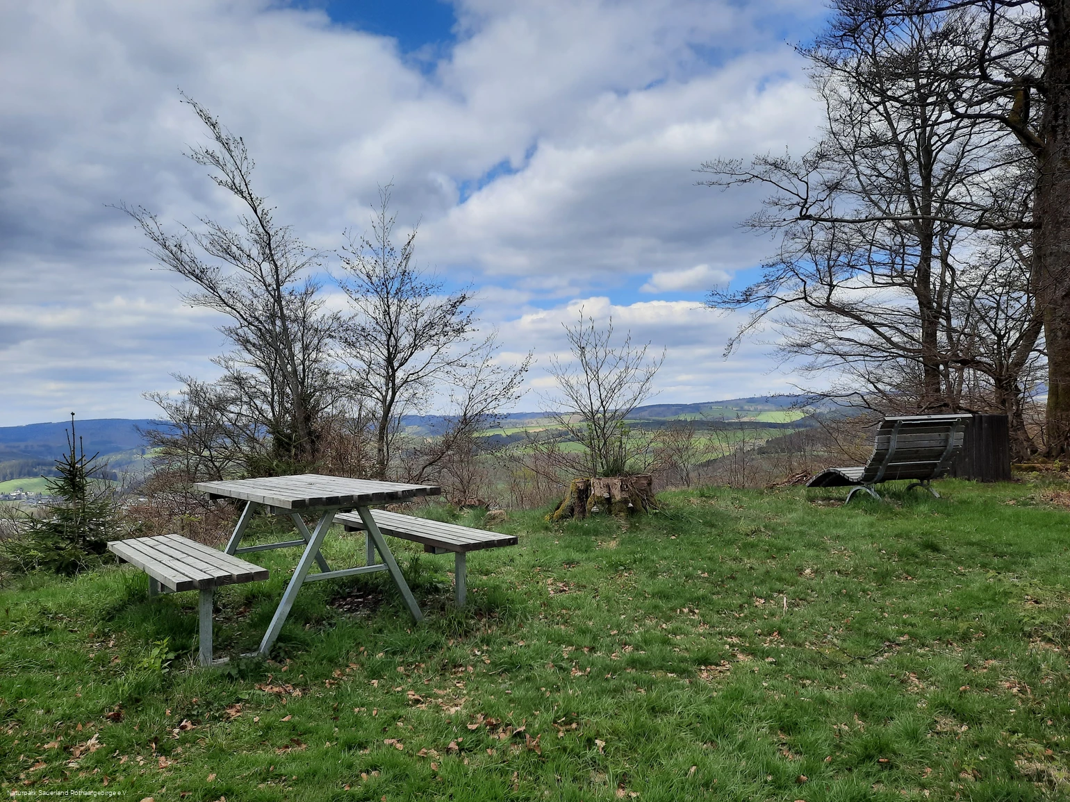 Rasten und dabei die Fernsicht genießen