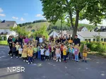 Freude über die Auszeichnung zur Naturpark-Kita herrschte bei allen Akteuren der DRK Kita Zwergenland